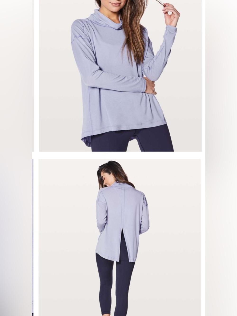Lululemon Relaxed Cowl-Neck Pullover in Misty Moon